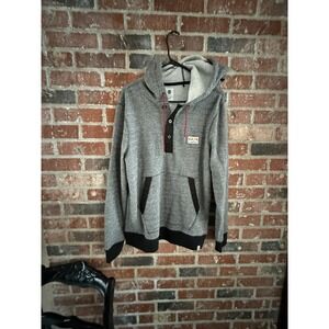Element Henley Hoodie Sweatshirt Men's L Skate Streetwear Casual M